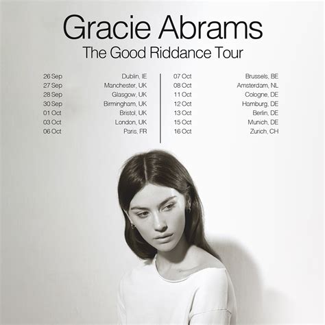 gracie abrams aus tour.